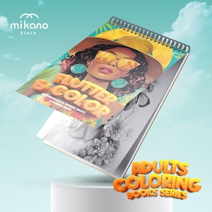 Afrocentric Coloring Book: 101 Inspirational Black Women Art Pages (Instant Download)