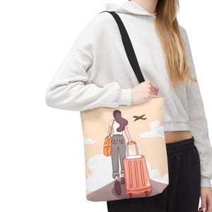 Travel Tote Bag: Durable Polyester, Stylish Adventure Design