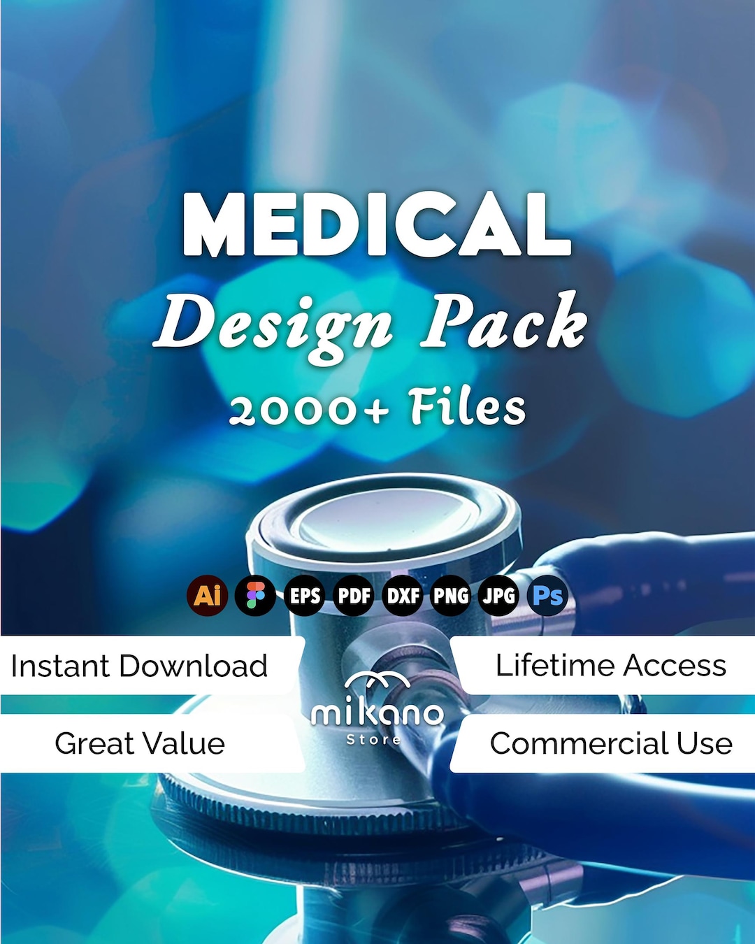 Medical Design Bundle, Nurse Doctor Graphics, Healthcare Clipart (2000 ...