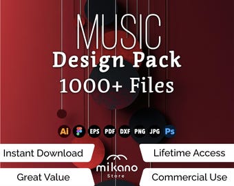 1000+ Music Design Bundle Files (ai, eps, pdf, dxf, png, jpg, psd)
