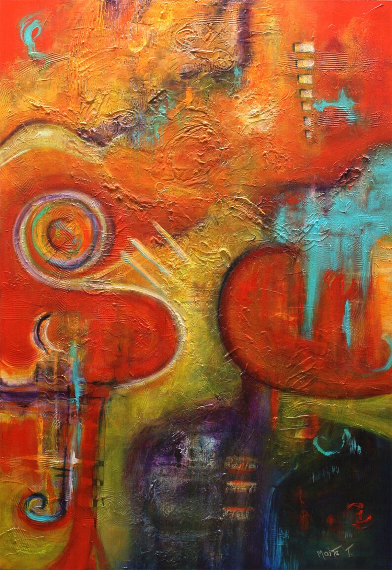 Original, Art, Painting, Abstract, Wall Art, Acrylic, Modern