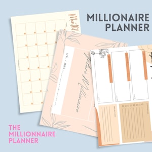 Millionaire Mindset Affirmation Journal Template Resell Rights Affirmation Gifts DFY Digital Product Master Resell Rights Sell On Etsy PLR