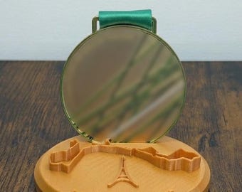 Paris Marathon Medal Holder | Paris Marathon Finisher Gift | Running Medal Display | Personalized Marathon Medal Hanger