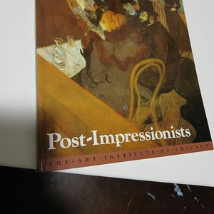 Vintage art history book "Post Impressionist" by Richard R Brettell The Art Institute of Chicago 119 pg color illustrations