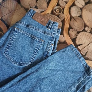 Vintage Ralph Lauren denim jeans sz 4 heavy weight stretch fabric  26&quot; Waist boot cut