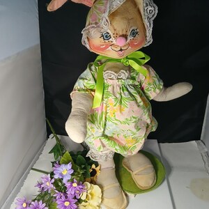Annalee Thorndike vintage Doll bunny rabbit large 19&quot; standing 1991 collection