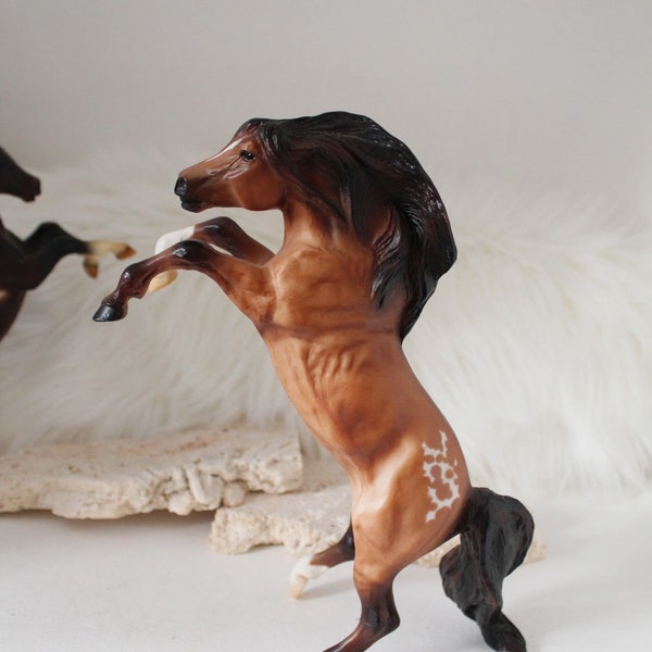 Breyer and Reeves Classic HORSE Fighting Appaloosa stallion made in usa