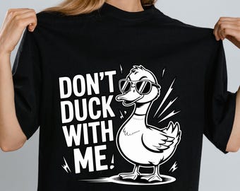 Grumpy Duck SVG Bundle: Funny Sarcastic Quotes (Digital Download
