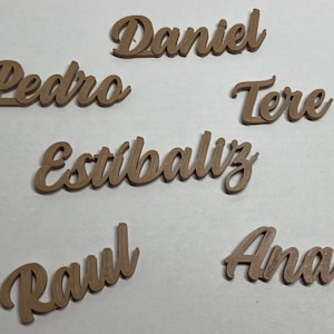 Personalized Wedding Place Cards
