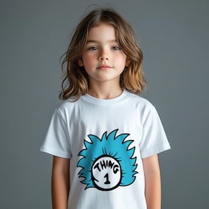 Thing 1 Thing 2 SVG, Thing 1 and Thing 2 Png Svg Pdf Eps High