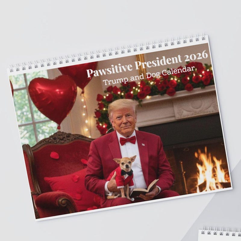 Dog Trump Calendar Etsy