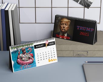 Trump 2025 Desktop Calendar – Political Office Gift