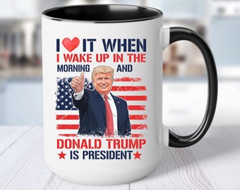 Trump President Two-Toned Mug, Republican Gift