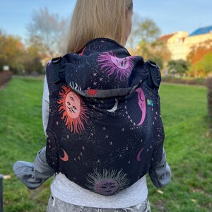 Onbuhimo, conversão de envoltório ajustável para porta-bebês da Yaro Slings, porta-bebês com fivela ajustável, para bebês e crianças pequenas