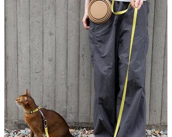 Escape Resistant 8-Shaped Cat Harness and Leash Set, Hands-Free Adjustable Walking Training