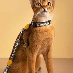 Escape-Proof Cat Harness and Leash: Reflective, Adjustable Vest for Kittens