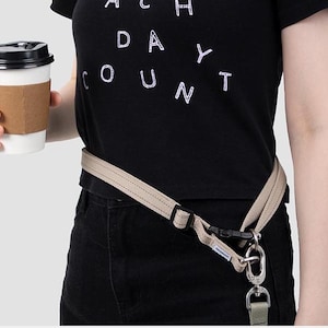 Adjustable Hands Free Dog Leash in 295cm length, Waterproof Dog Leash, Dog Training Leash, Running, Hiking, & Walking Leash, Multi positions
