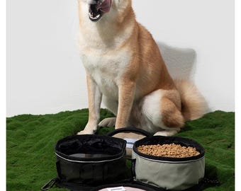 Collapsible Pet Water Bowl: Portable Dog & Cat Travel Hydration