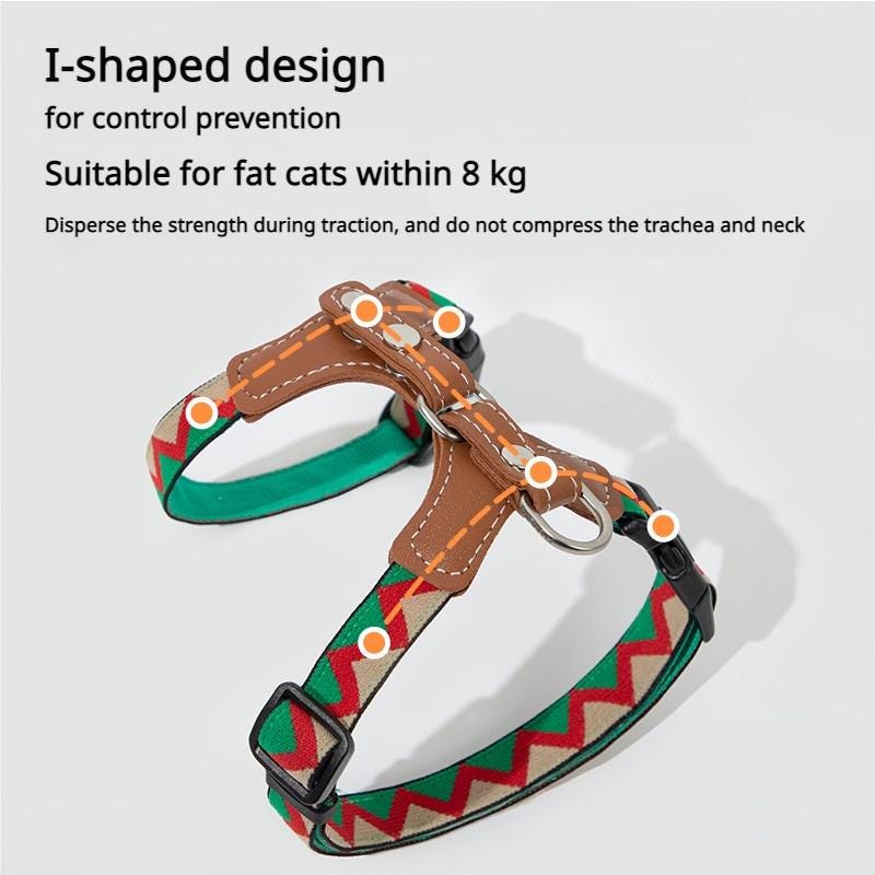 Dricar Katzengeschirr Mit Leine - Ausbruchsicher & Verstellbar