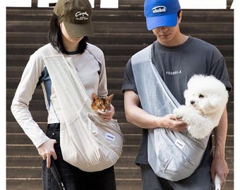 Breathable Mesh Pet Sling Carrier | Anti-Escape, Lightweight, Travel