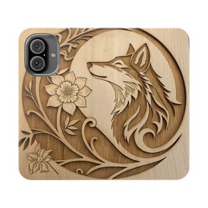 Flip Handyhülle Personalisierte Brieftasche für iPhone Samsung Kunstleder Folio mit Kartenhalter Einzigartige Geschenkidee