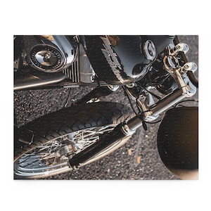 Motorcycle Puzzle for Adults Harley Inspired Jigsaw Puzzle Biker Gift for Men 252  Piece Custom Puzzle  Motorcycle Enthusiast Gift