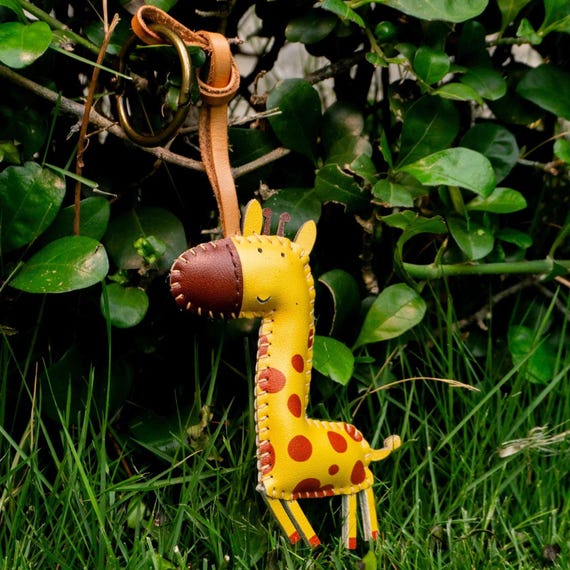 Mama Keychain Wristlet Giraffe
