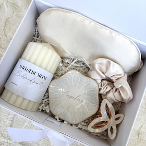 Brautjungfer Geschenkbox Set | Personalisierte Brautjungfer Box | Geschenk für Brautjungfern | Trauzeugin Geschenk Set Box