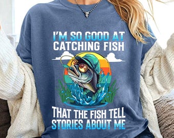 Funny Fishing T-Shirt: Legendary Angler Humor Graphic Tee