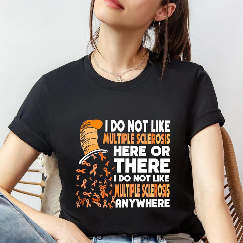 a woman wearing a t - shirt that says i do not like multiple selectors
