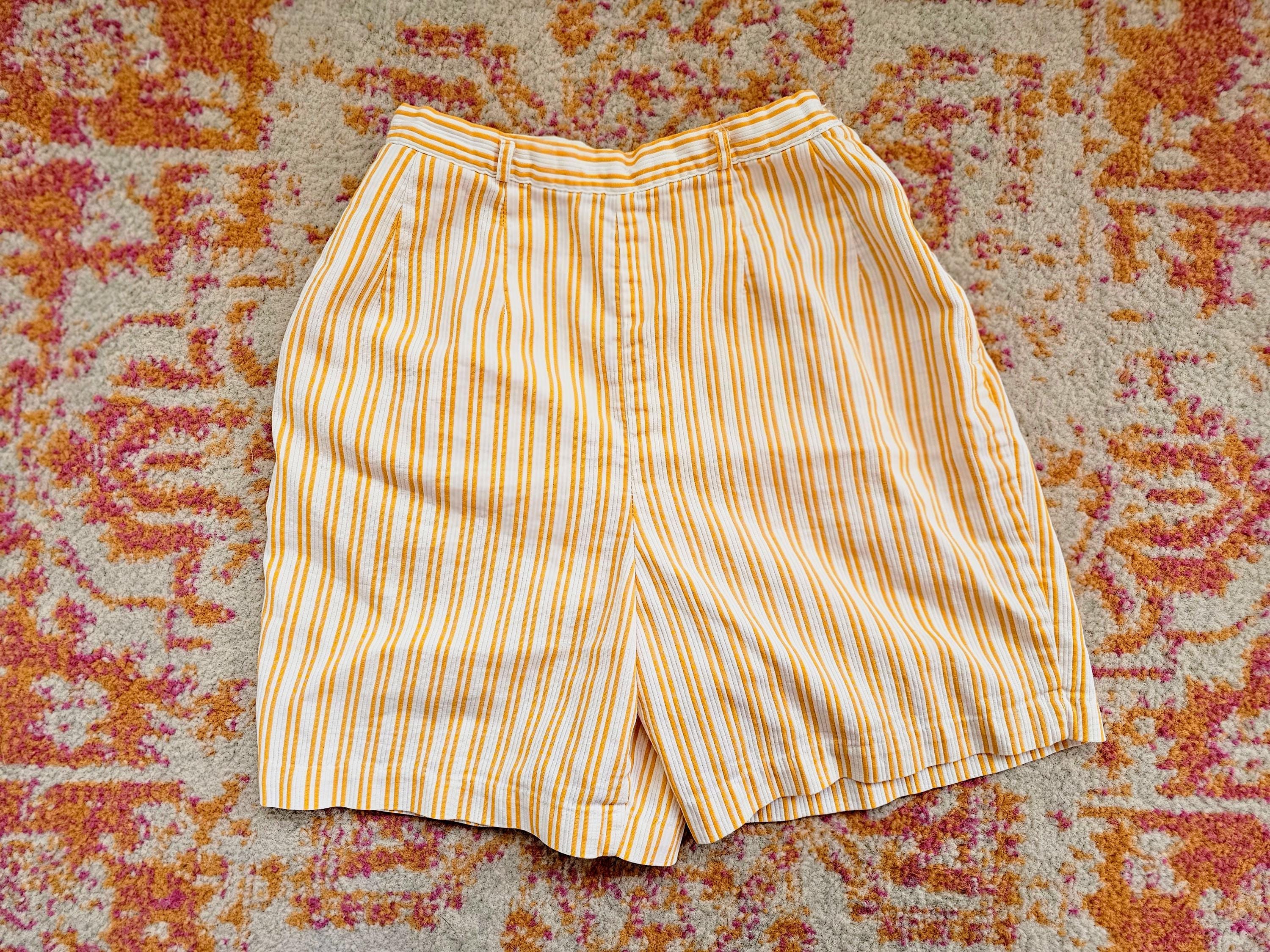 70s Striped Shorts - Etsy