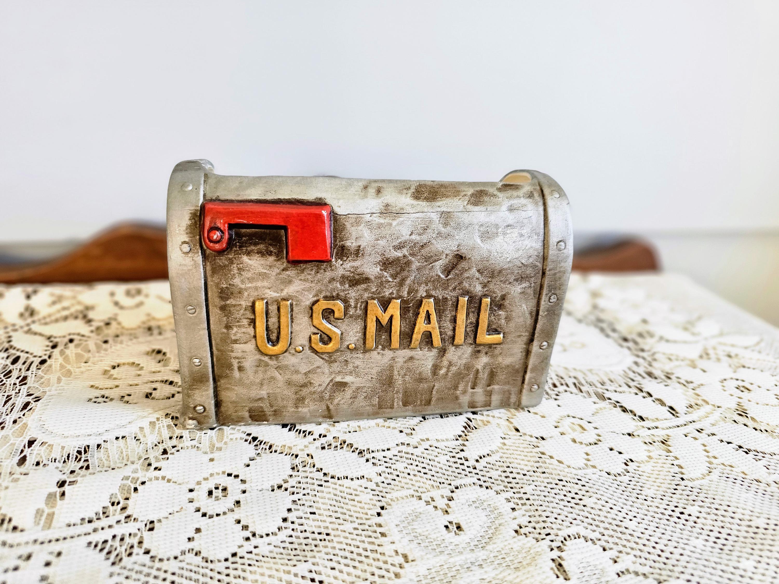 Vintage Mid Century Mailbox - Etsy