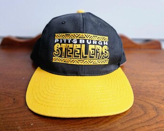 Vintage Pittsburgh Steelers Snapback Hat Cap 90s Jersey Logo