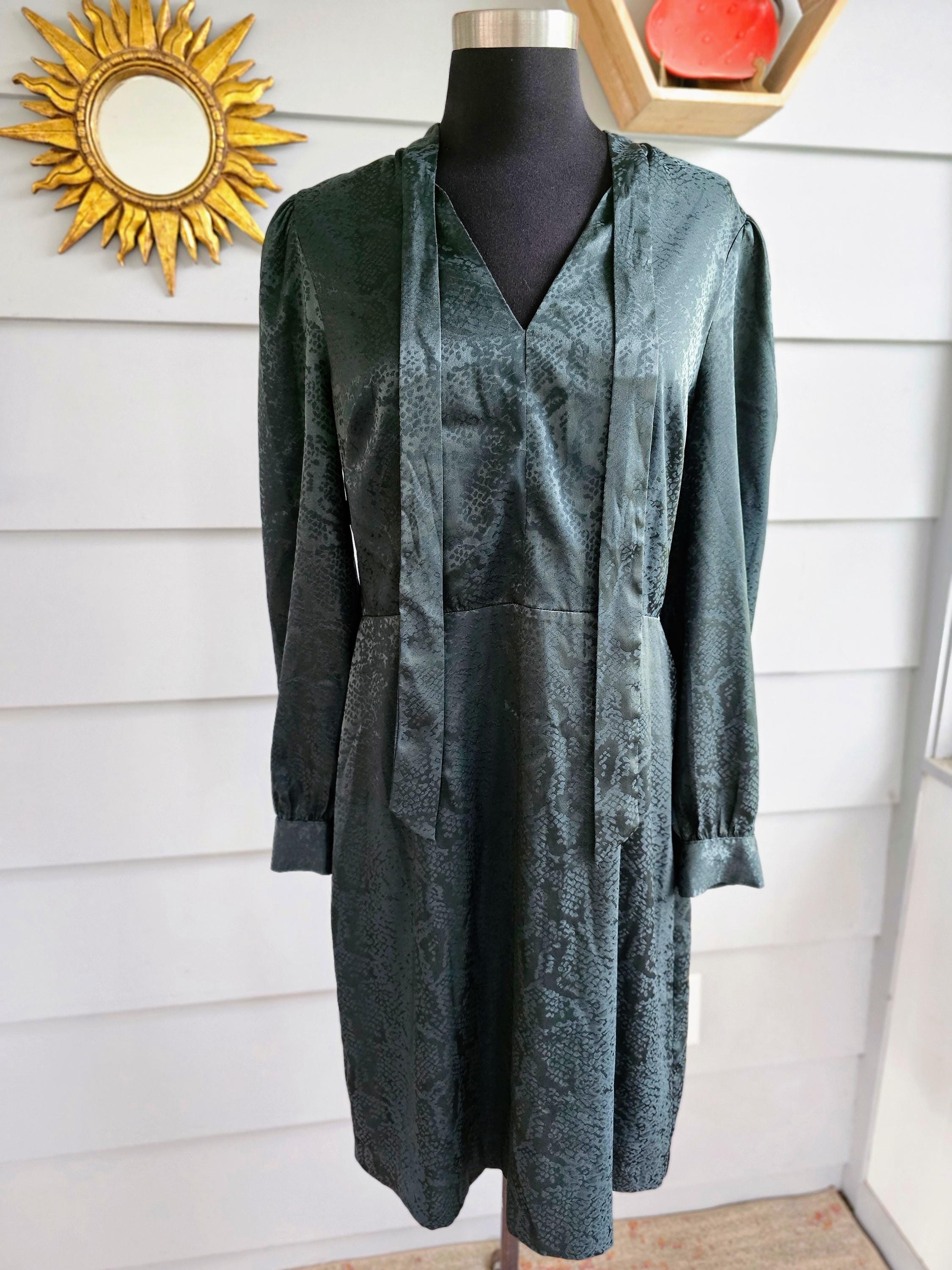 Green Snakeskin Dress - Etsy Green Snakeskin Dress - Etsy