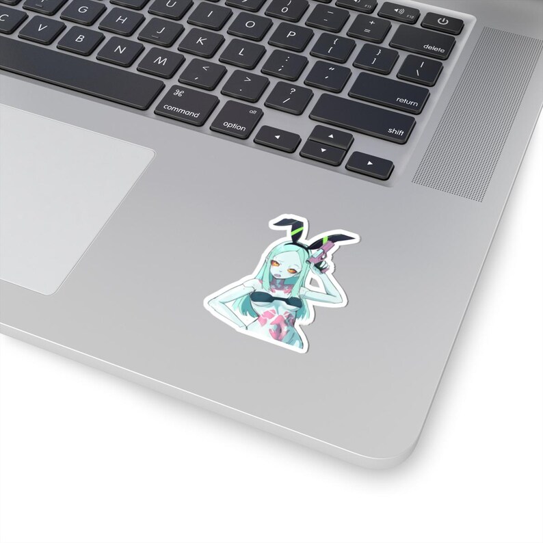 Cyberpunk Rebecca Bunny Girl Sticker | Gore Anime Decal image 3