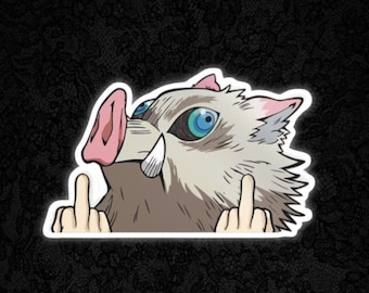 Demon Slayer Peeking Sticker Kiss-Cut Vinyl Decal | Anime Car Vinyl