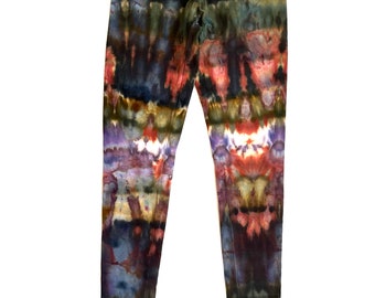 Large Ice Dyed Hemp/Organic Cotton Leggings