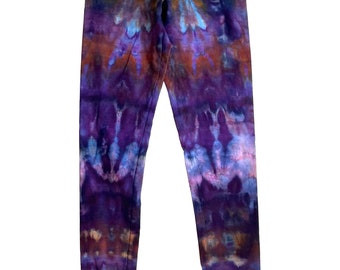 Small Ice Dyed Hemp/Organic Cotton Leggings