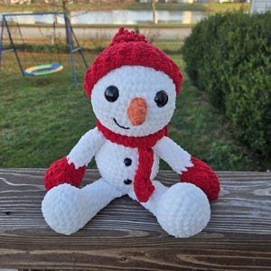 Snowman plushie