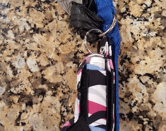 custom designed inhaler case to be  attached to a dog leash