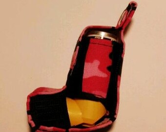 pink camouflage inhaler case