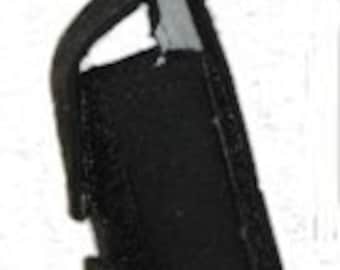 black fabric Inhaler holder