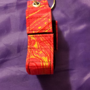 Pink with gold design inhaler case