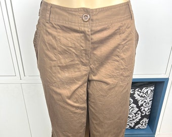 Pantalones cortos marrones de 1990, talla 6
