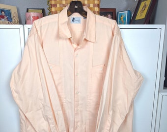 1970's Mens Button Down Shirt sz L