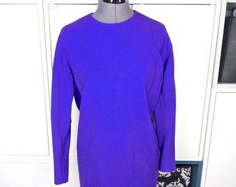 Purple Long Sleeve Sheath Dress sz 6/8
