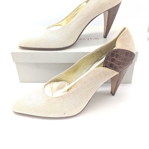 1980&#39;s Deadstock Walter Steiger Pumps Gr. 9