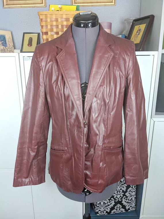 1970's Tibor Leather Jacket sz S/M