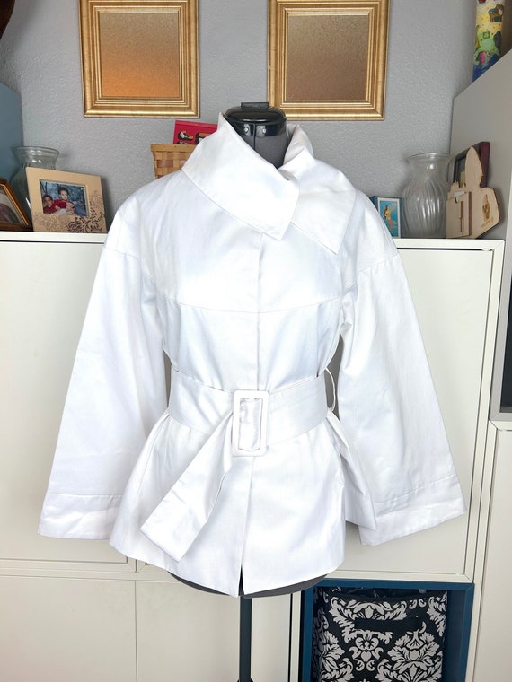 1990's Kenar White Mod Style Jacket sz S
