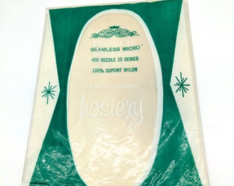 1960's Unused White Stockings